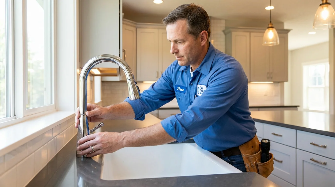 Kitchen faucet installation by Johns Plumbing LLC in Horseshoe Bend